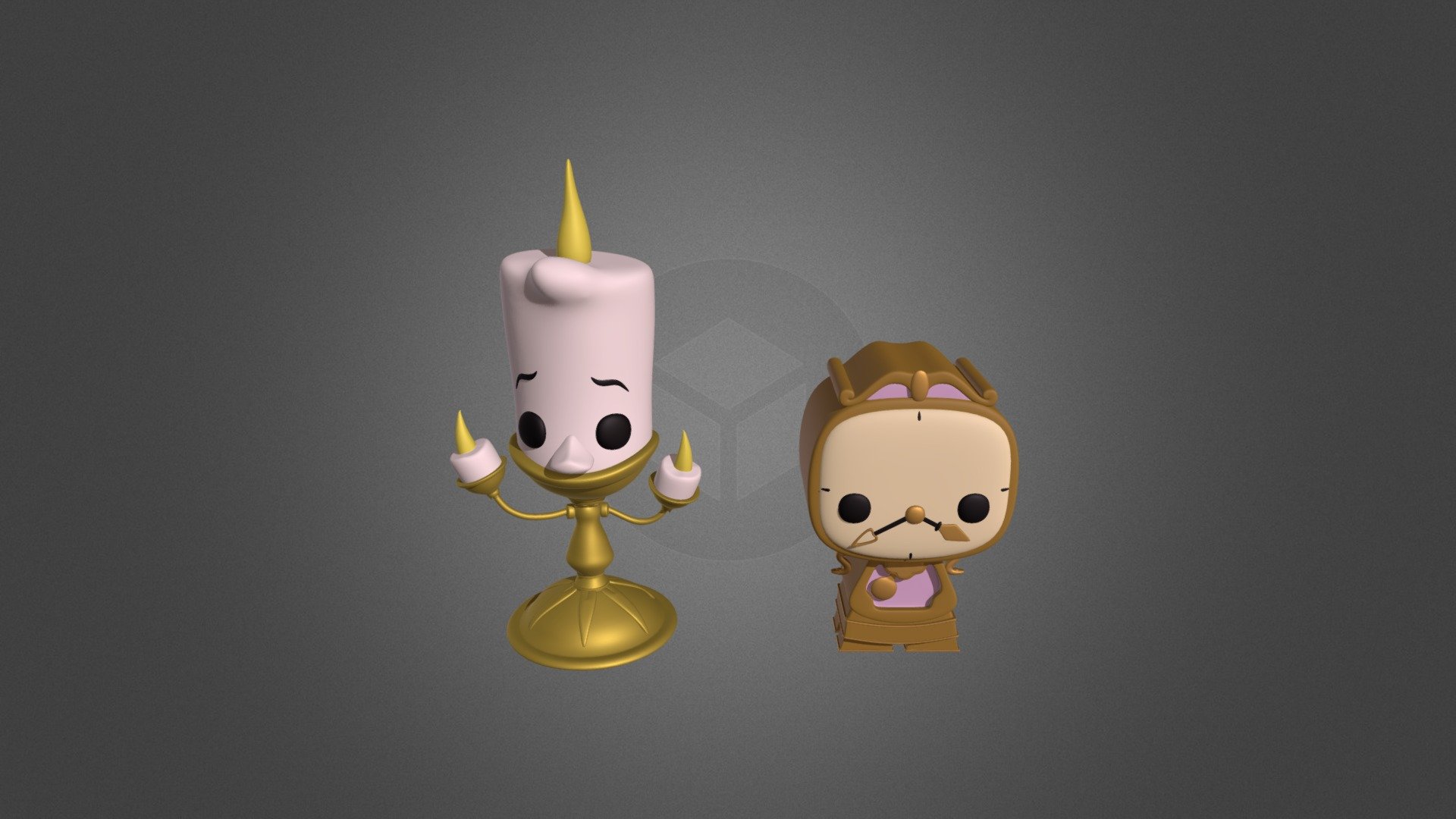 Lumiere e Horloge 3d model