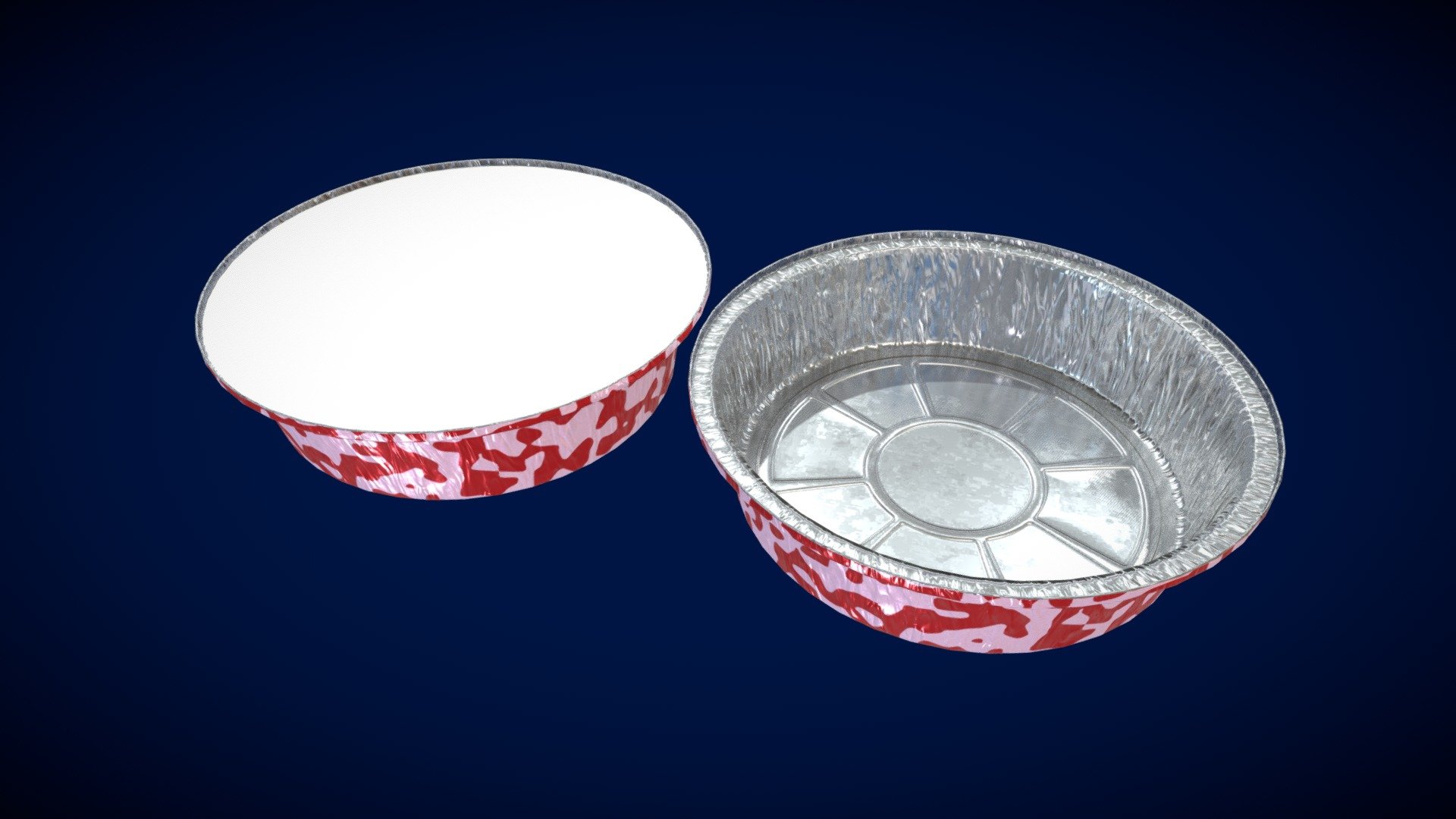 Aluminium Foil Container 3d model