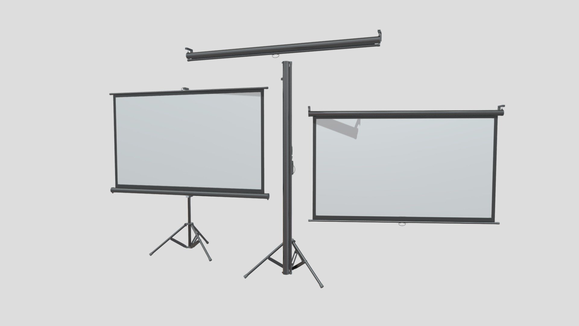 Projector Screen 3d model