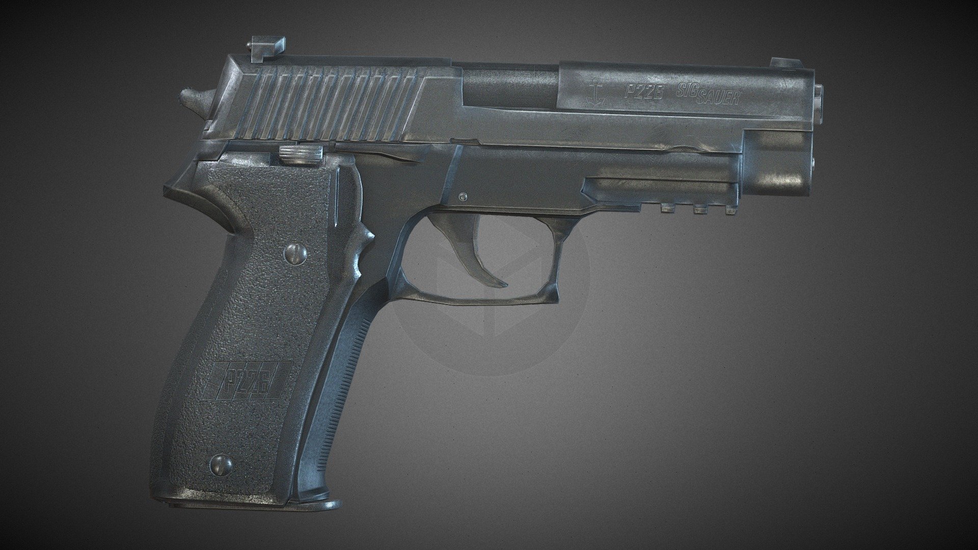 P226- Pistol 3d model