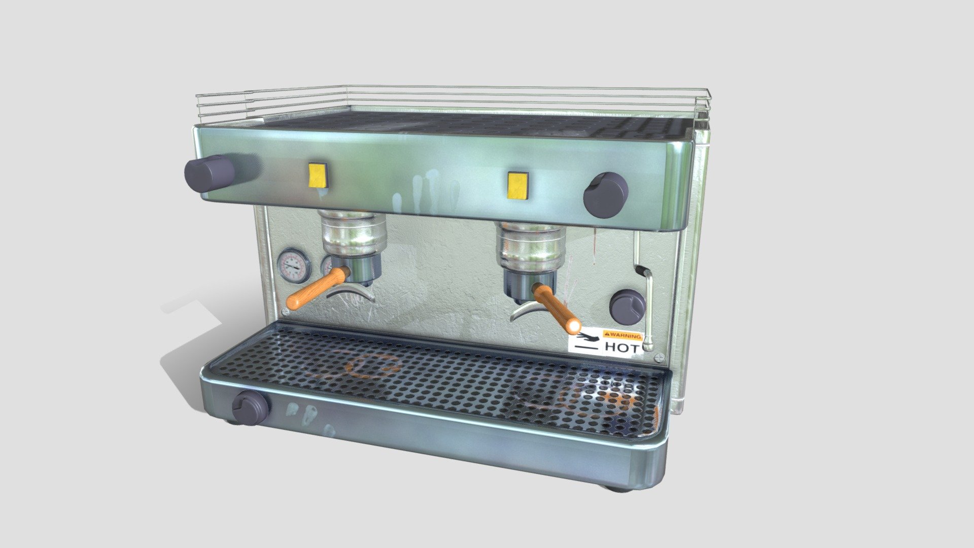 Stylized Coffee Machine 3d model