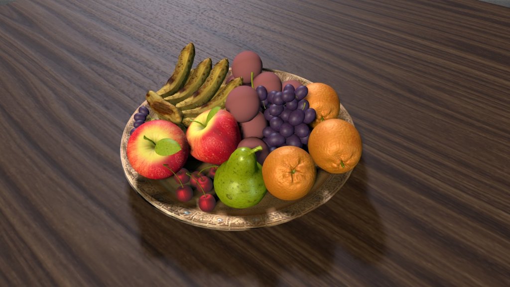 fruits 3d model