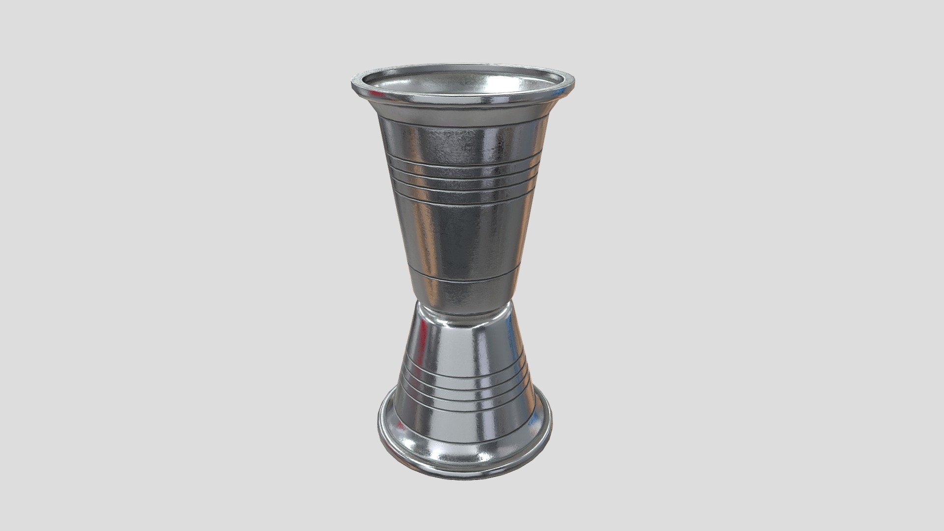 Cocktail measuring cup 3d model