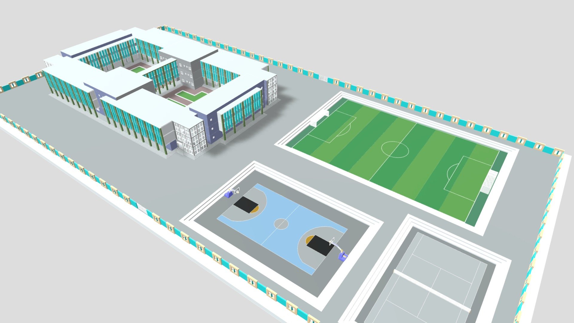 School Design 3d model