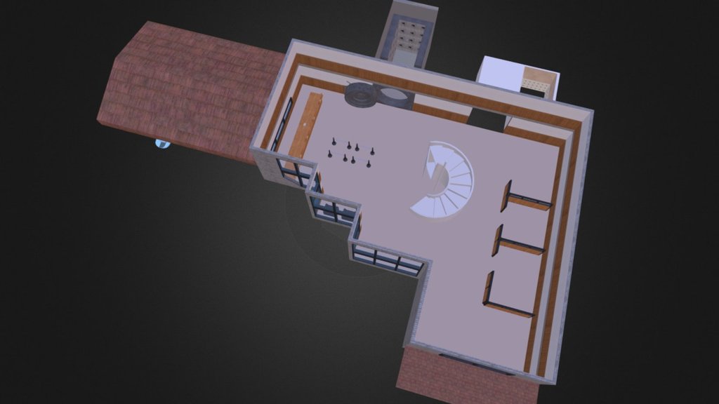 Bank WIP 5 3d model