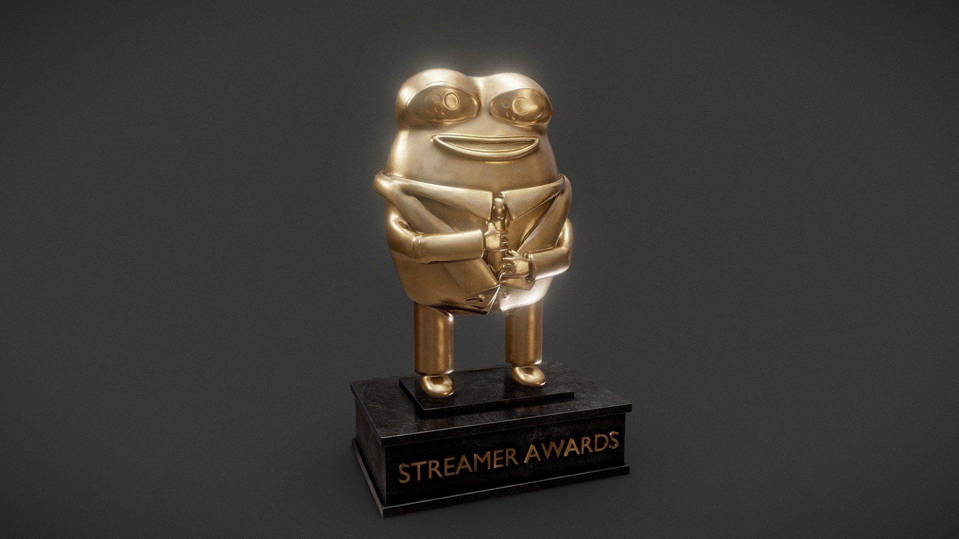 Streamer Awards Trophy 3d model