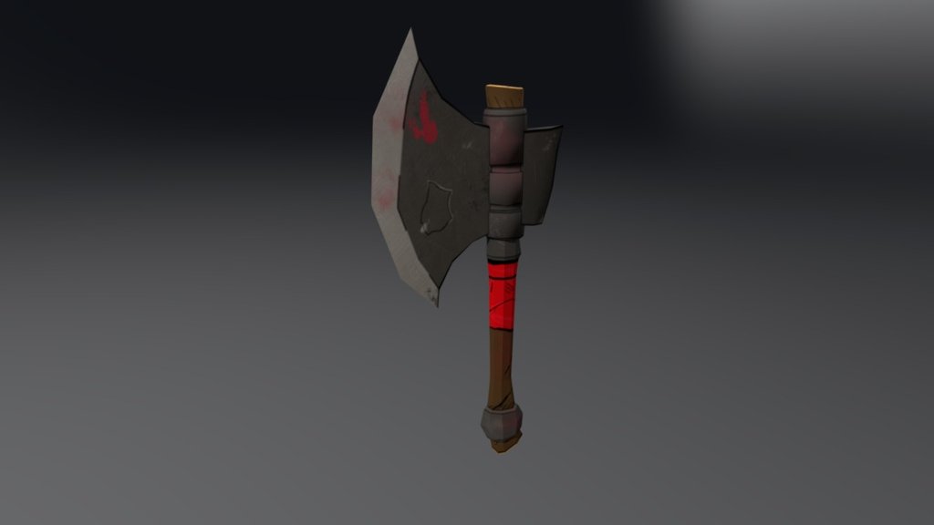 Cartoon Axe 3d model