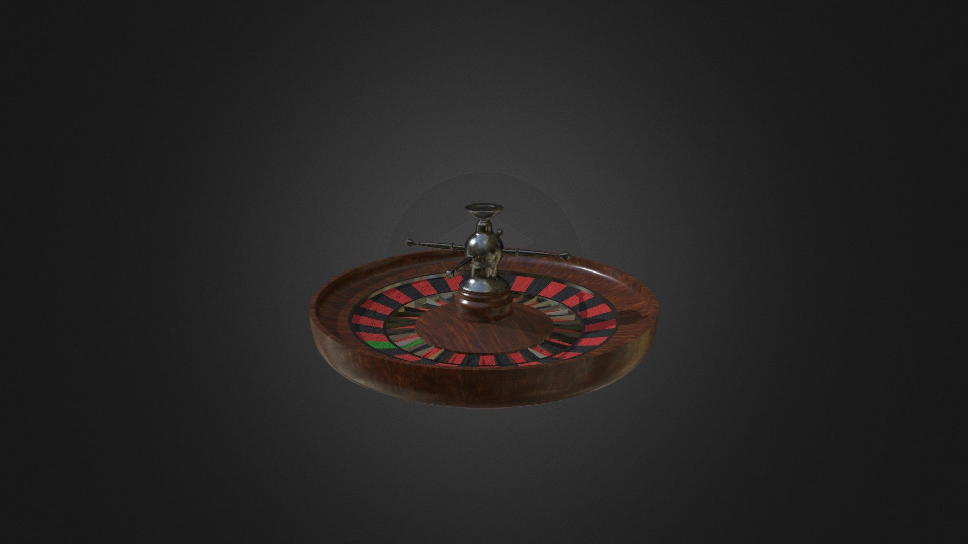 Roulette Table 3d model