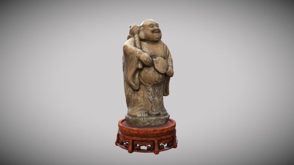 Smiling Bhudda 3d model