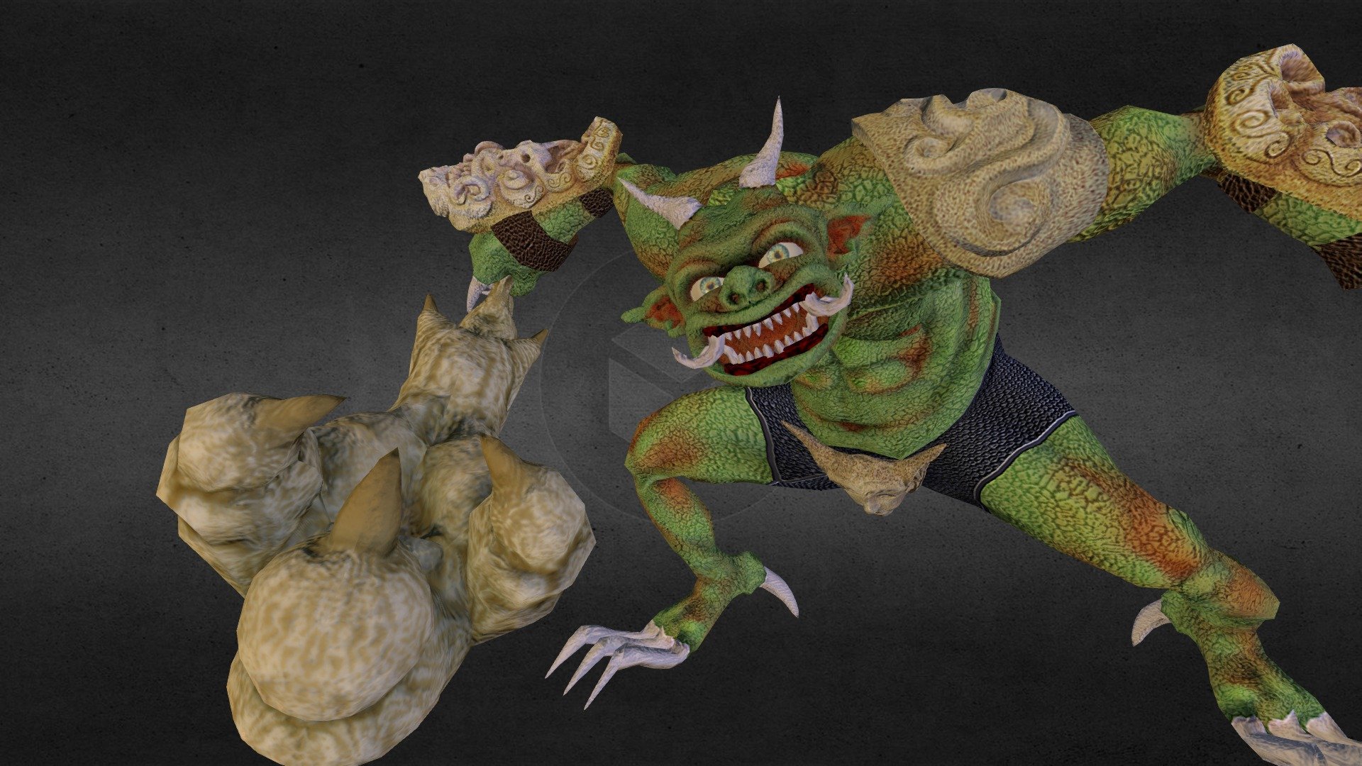 Buto Ijo 3d model