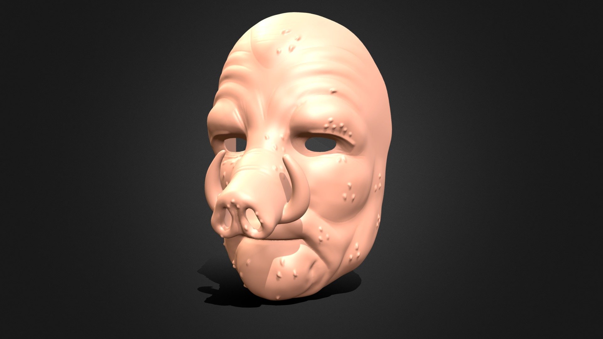 Wookalar Mask 3d model