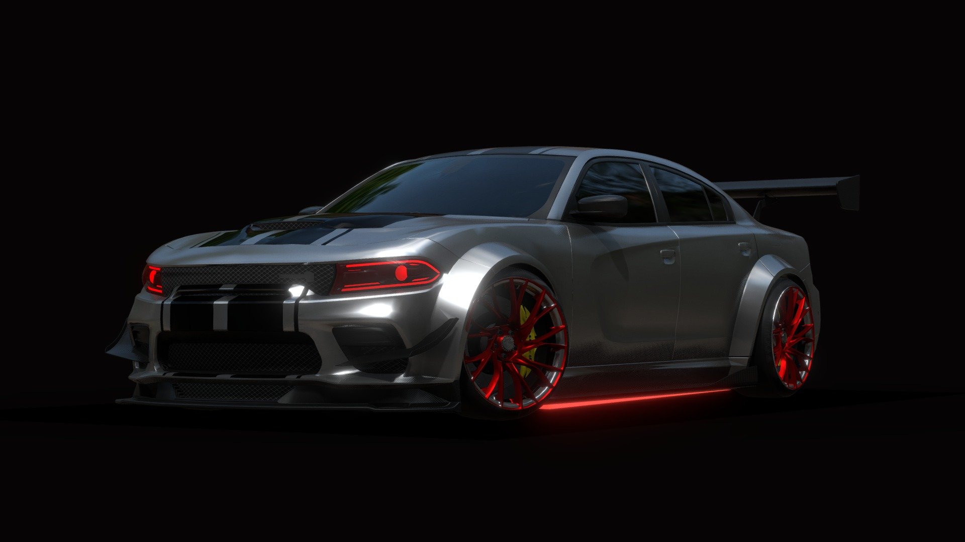 3d Model Dodge Charger SRT 3d model