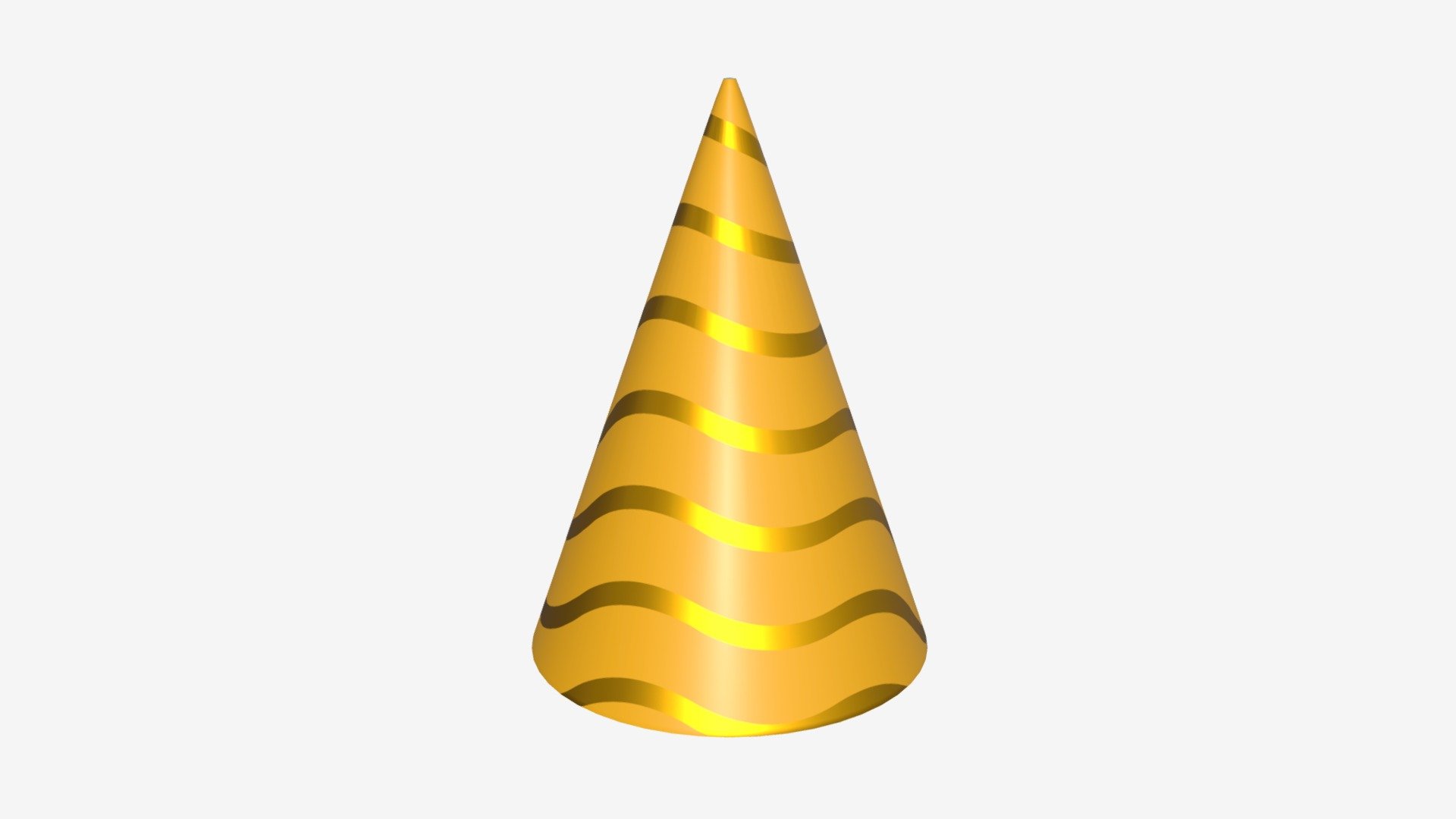 Party hat 01 3d model