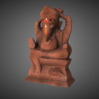 Lord Ganesha Low Poly