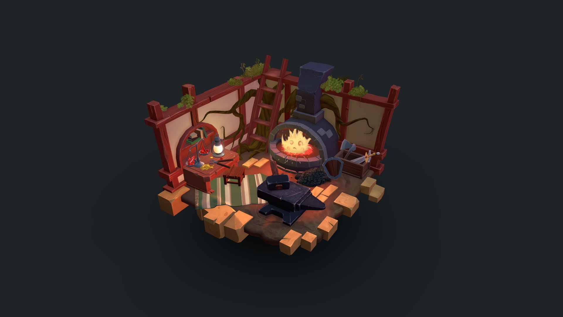 Forge 3d model