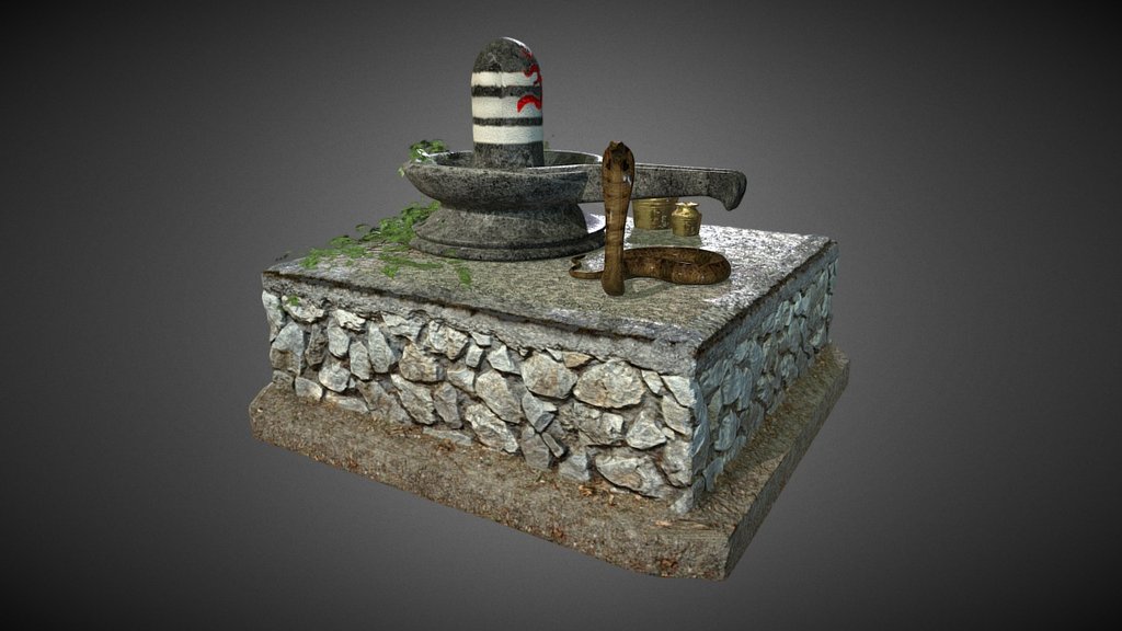 Shiva Lingam 3d model