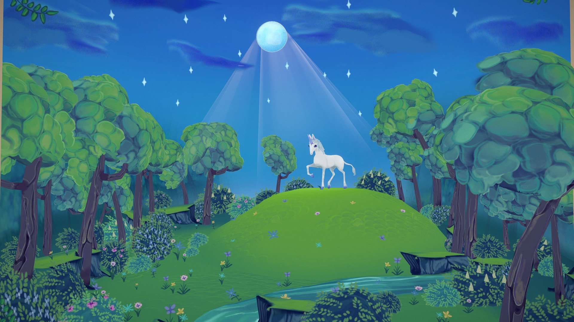 The Last Unicorn #StorybookChallenge 3d model