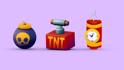 Stylized Bomb Assets