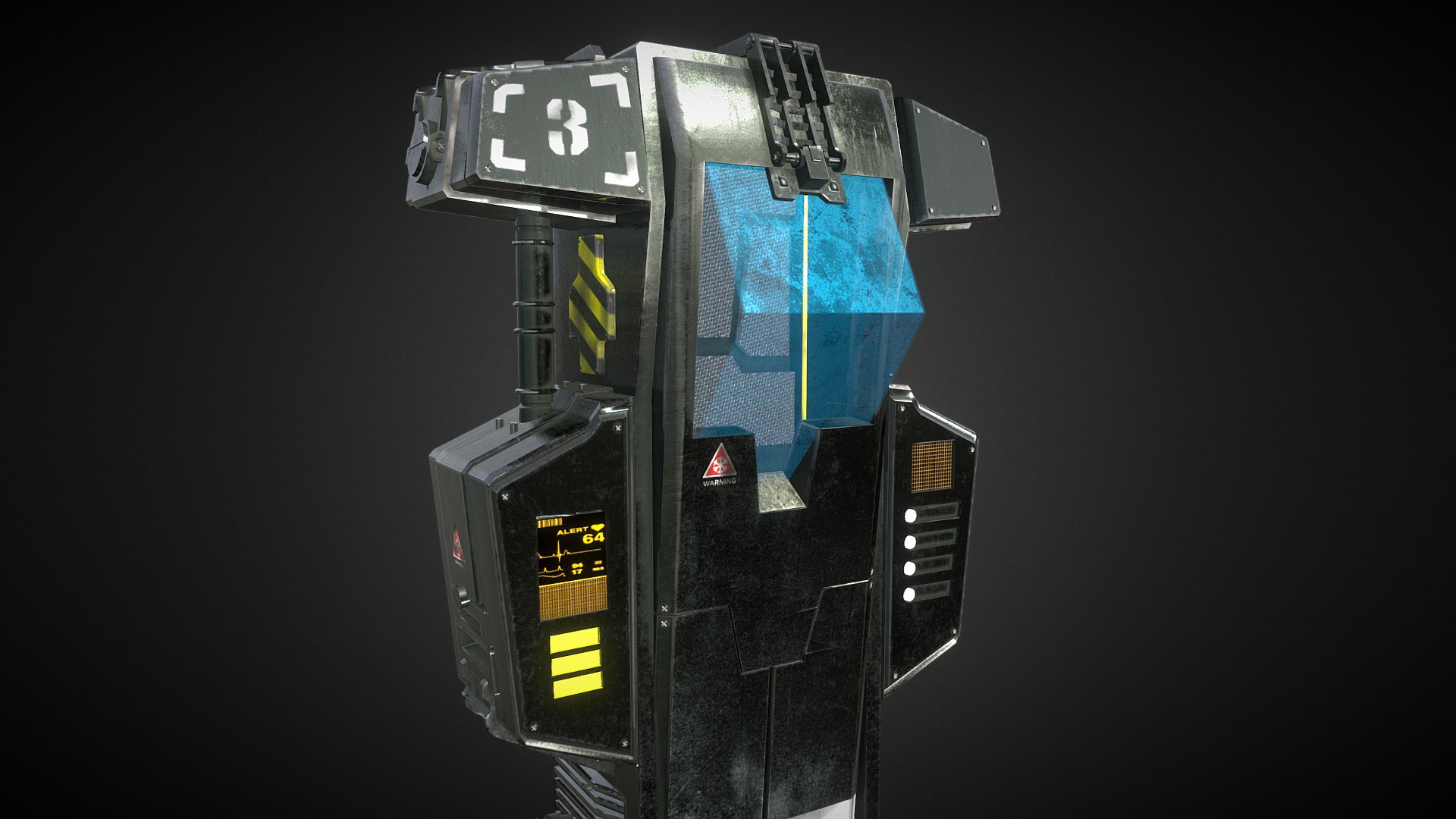 Cryogenic Chamber [Halo Wars] 3d model