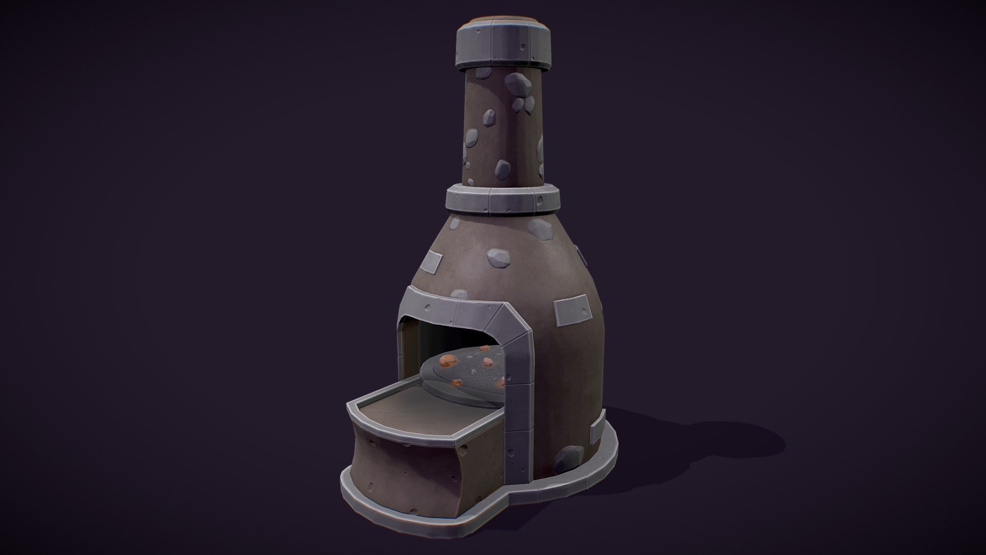 Stylized Furnace 3d model