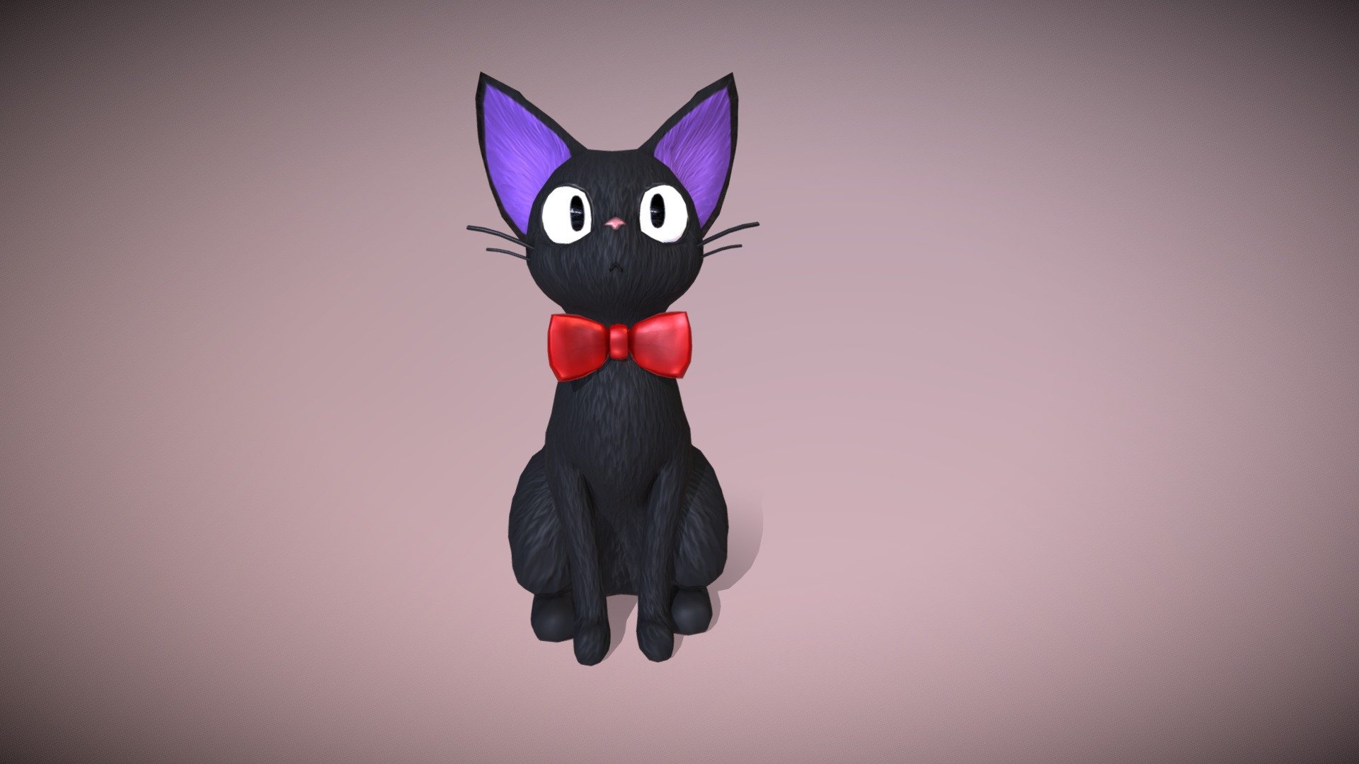 Witchs Cat 3d model