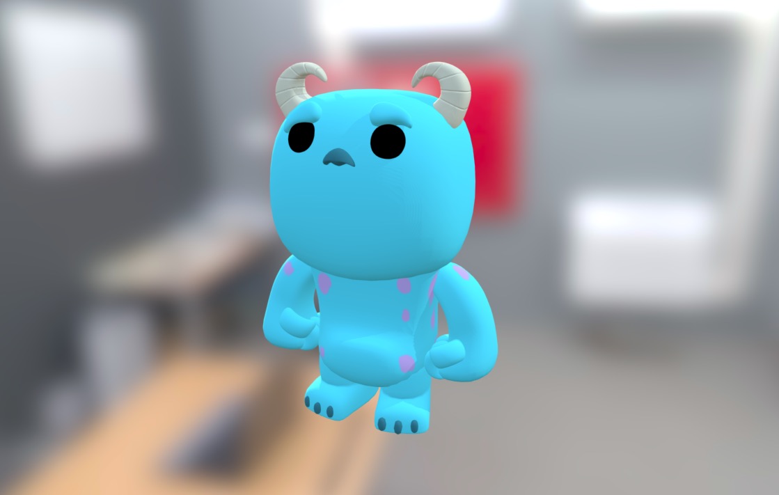 Sulley | Funko pop 3d model