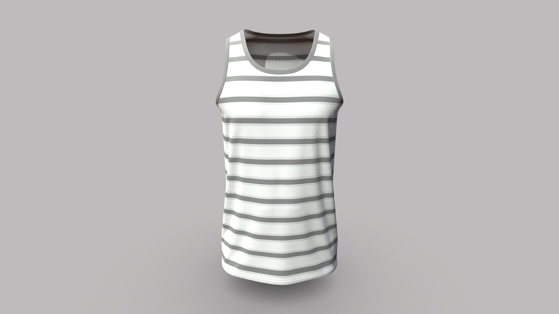 Top Clothing Tanktop Design 3d model