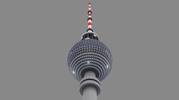 Low Poly Berlin Television Tower