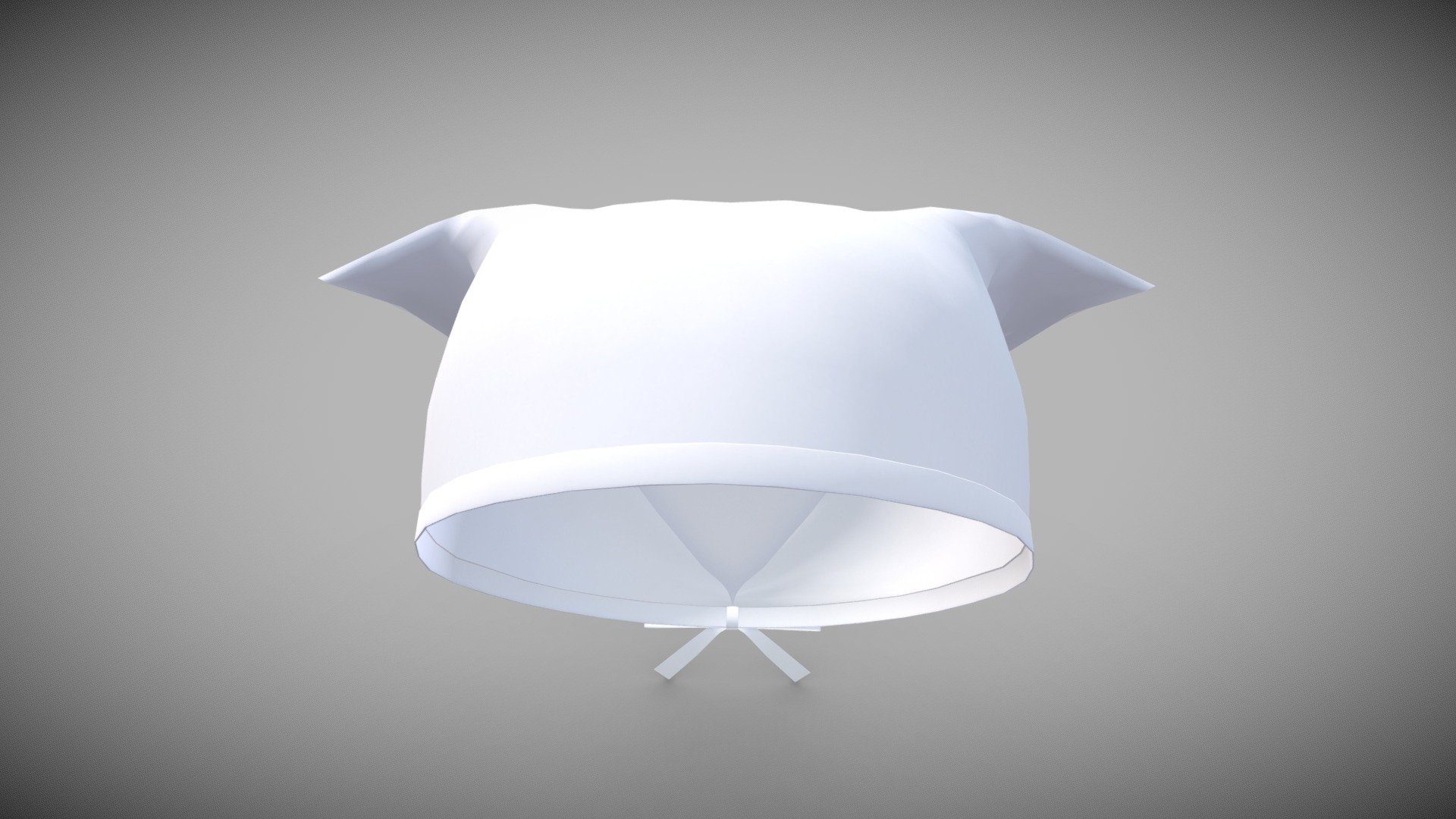 kerchief(cooking) 💮📷 3d model