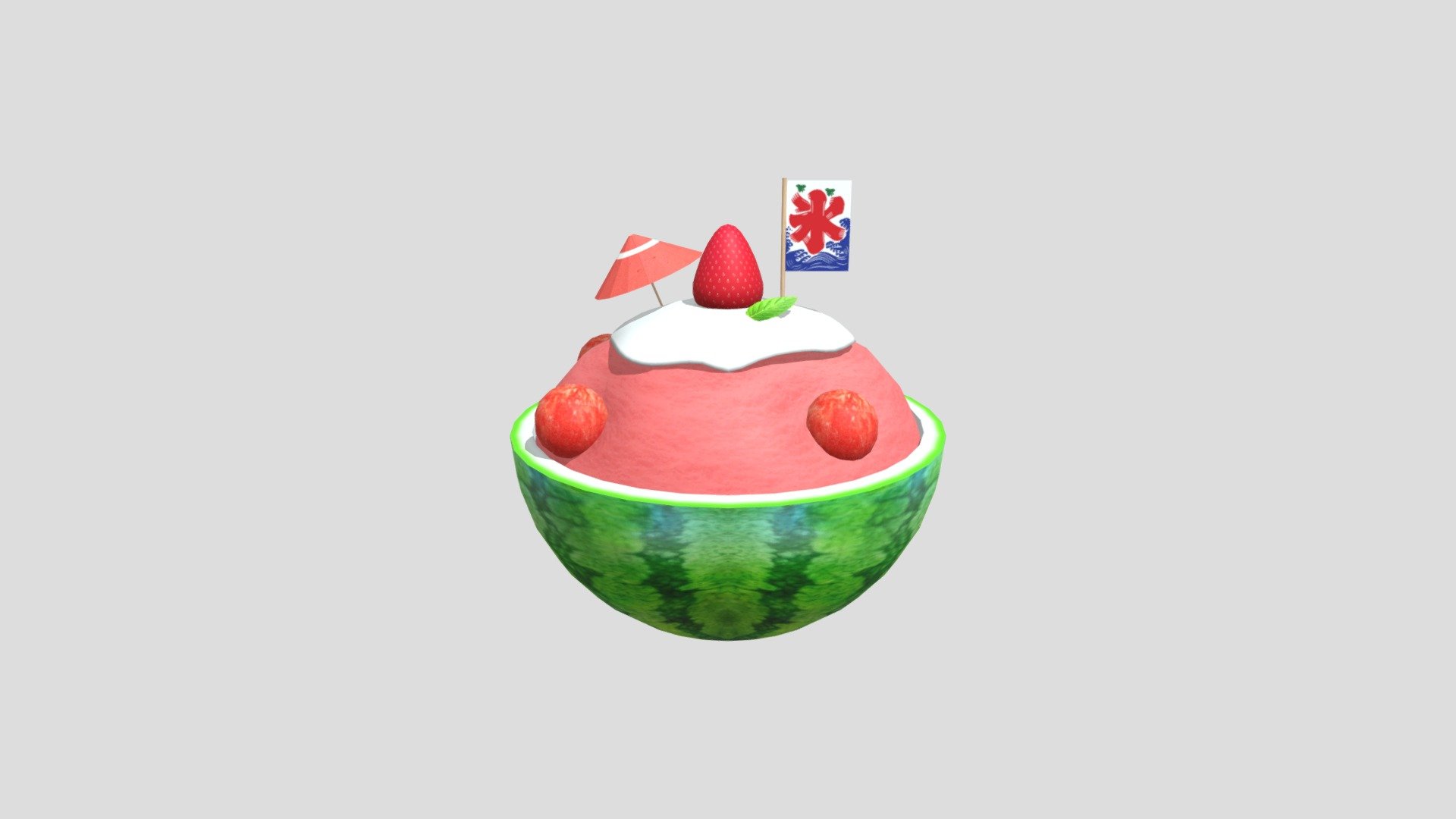 Watermelon Ice 3d model