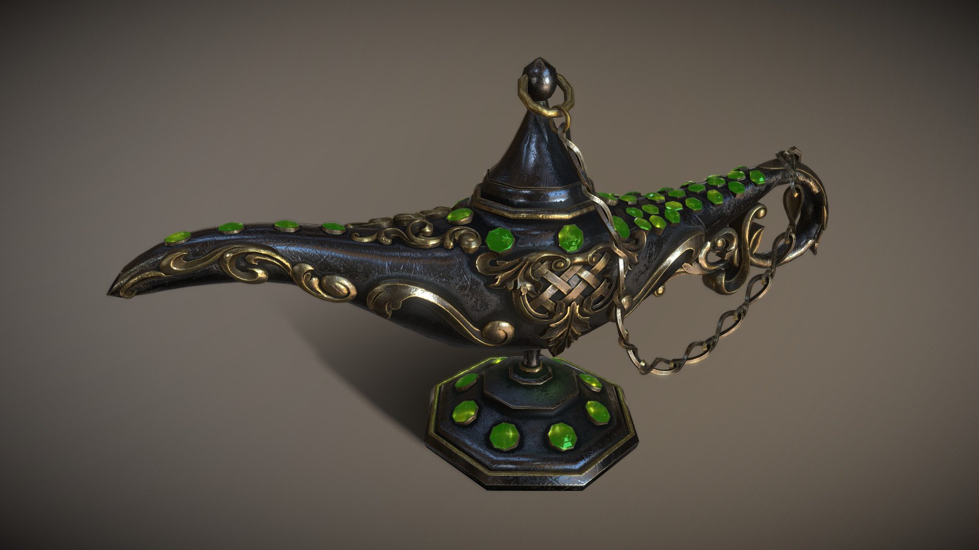 Djinn Lamp 3d model