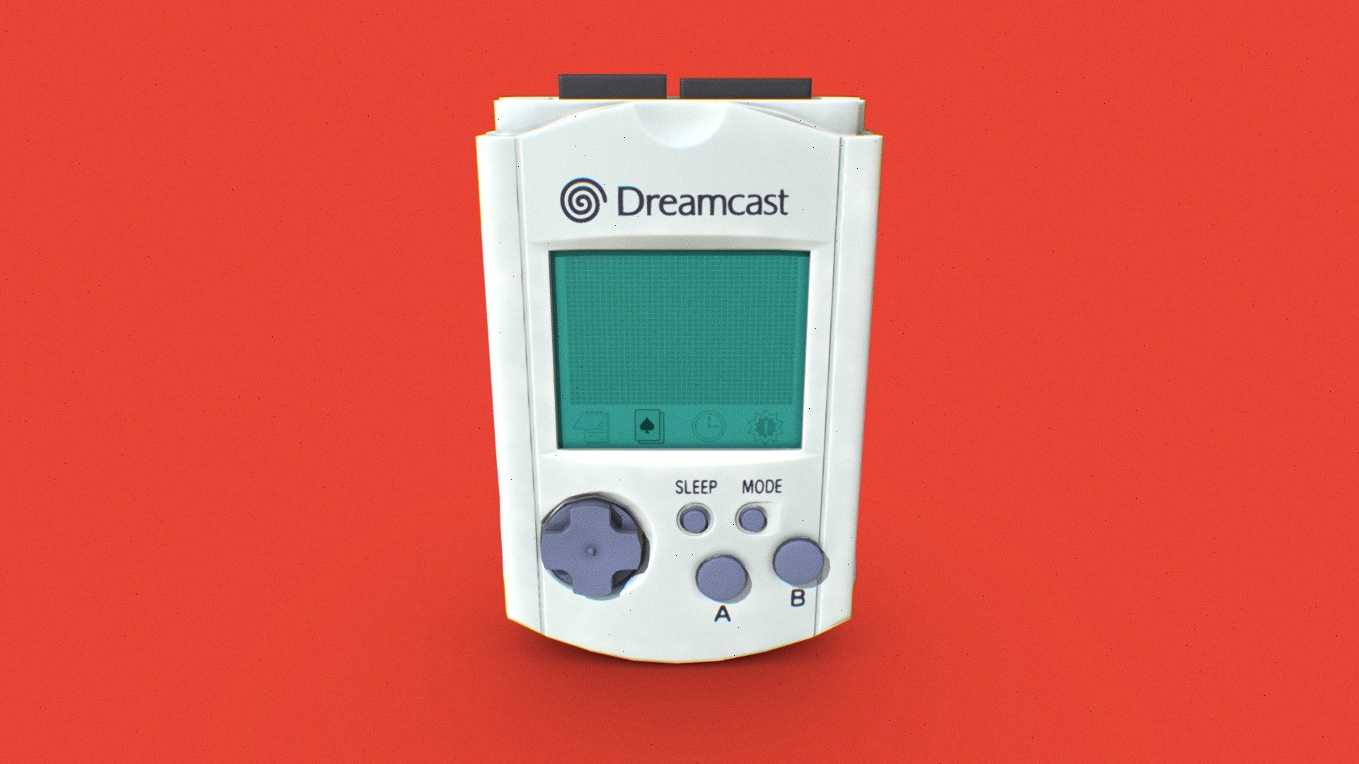 Dreamcast VMU Highly optimized 3d model