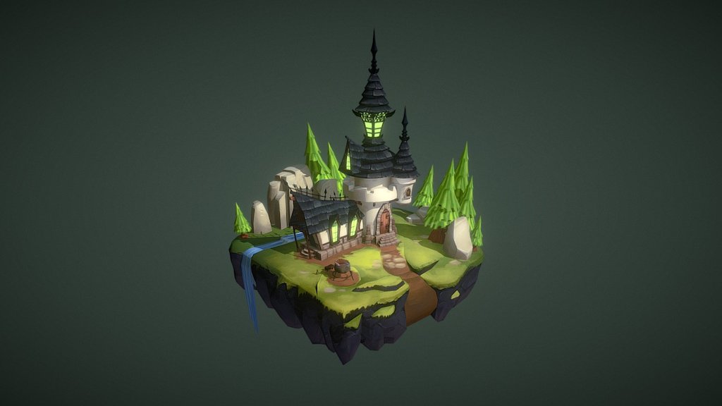 Witchs castle 3d model