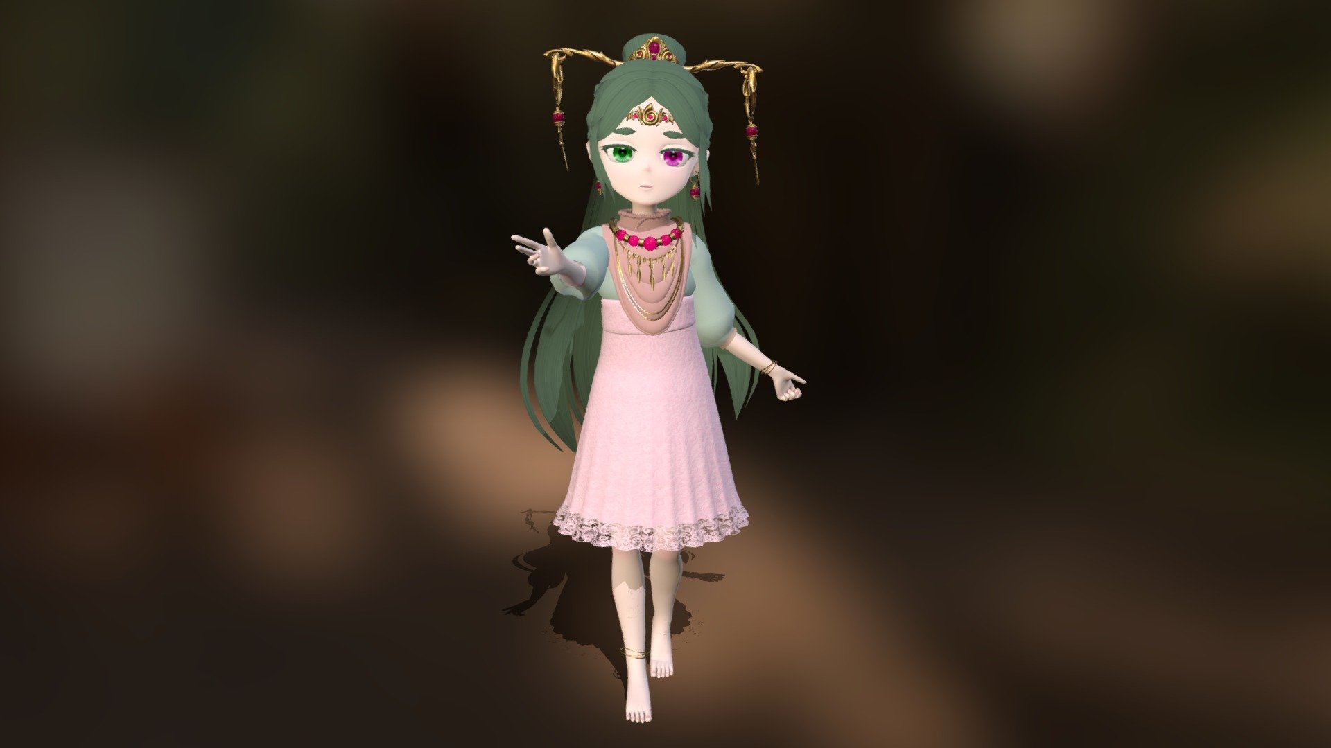 Rlim the Shamaness 3d model