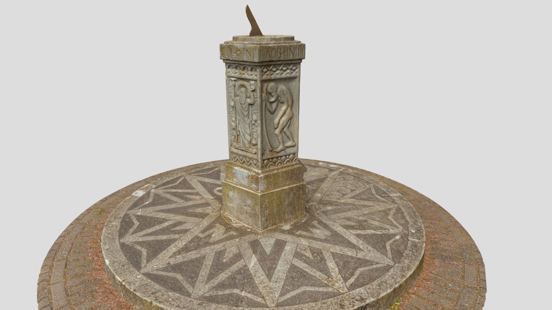 Sundial on the Haapsalu Promenade 3d model