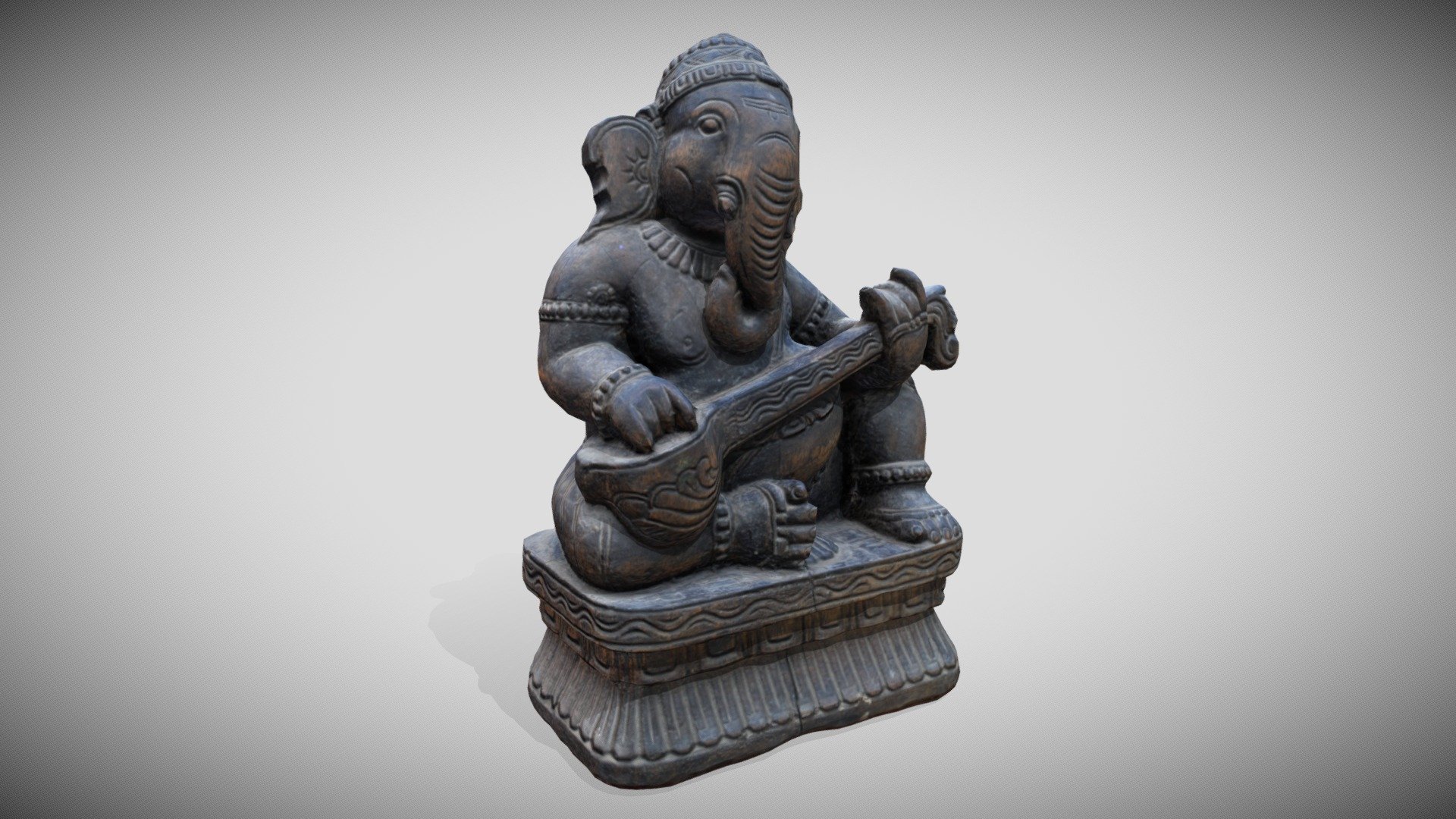 Ganesh Wood Keru 3d model