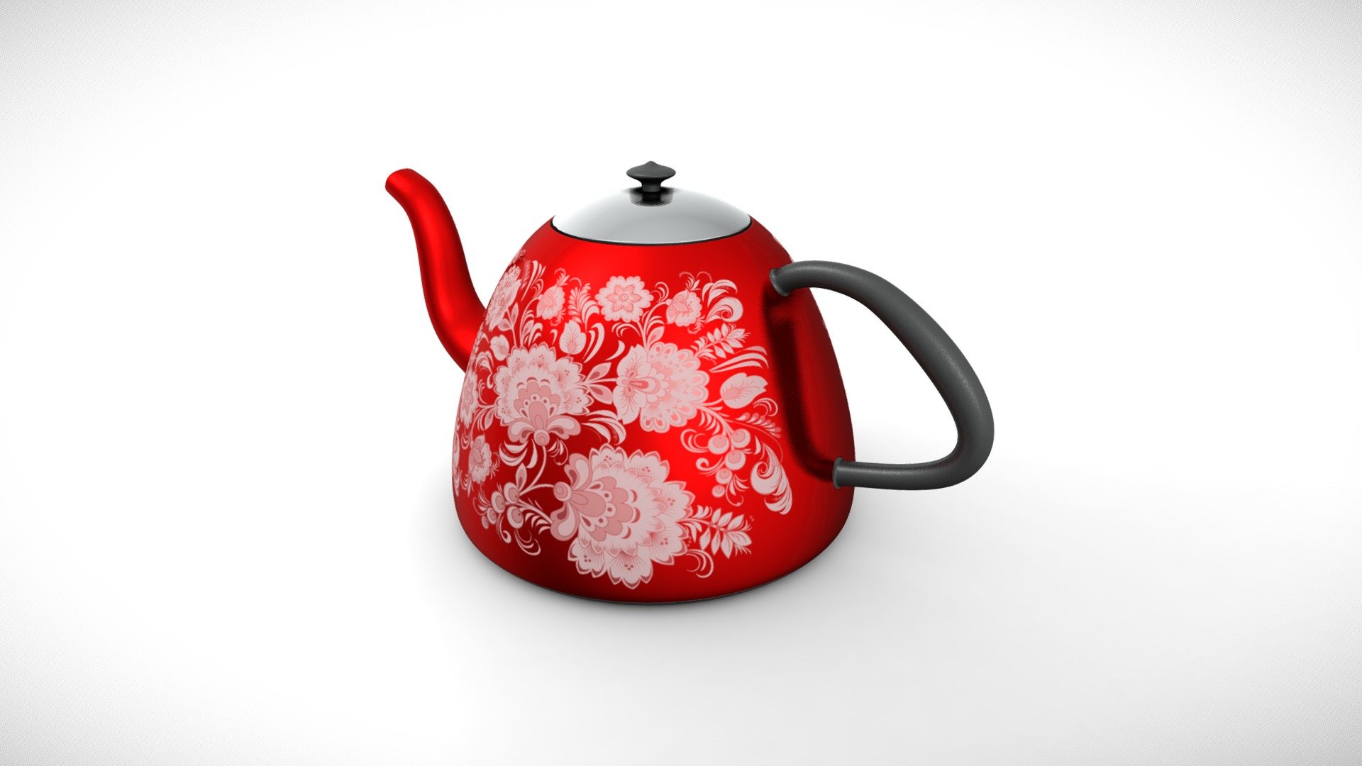 My high-poly Teapot (Lesson) 3d model