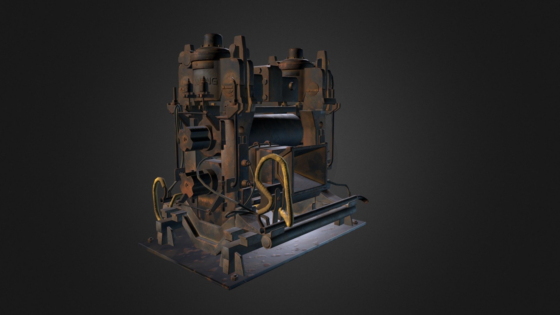 Rolling mill 3d model