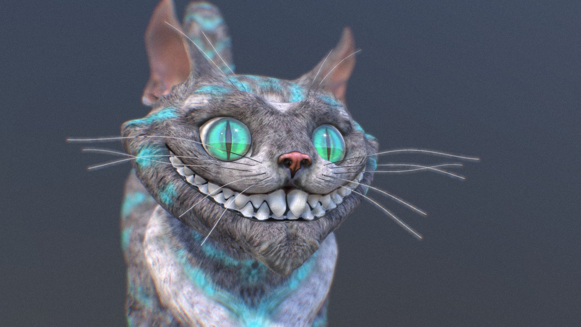 Cheshire Cat V02 3d model