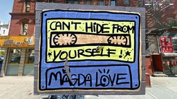 CANT HIDE FROM YOURSELF, MAGDA LOVE