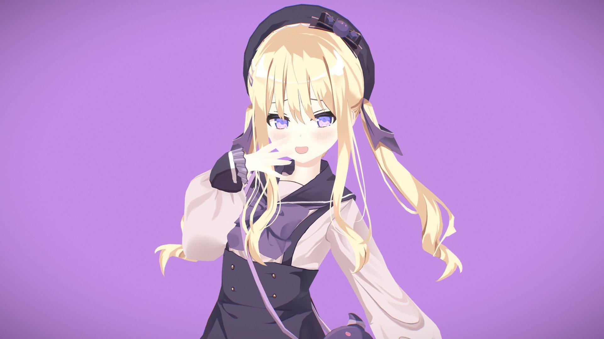 Virtual Youtuber 3d model