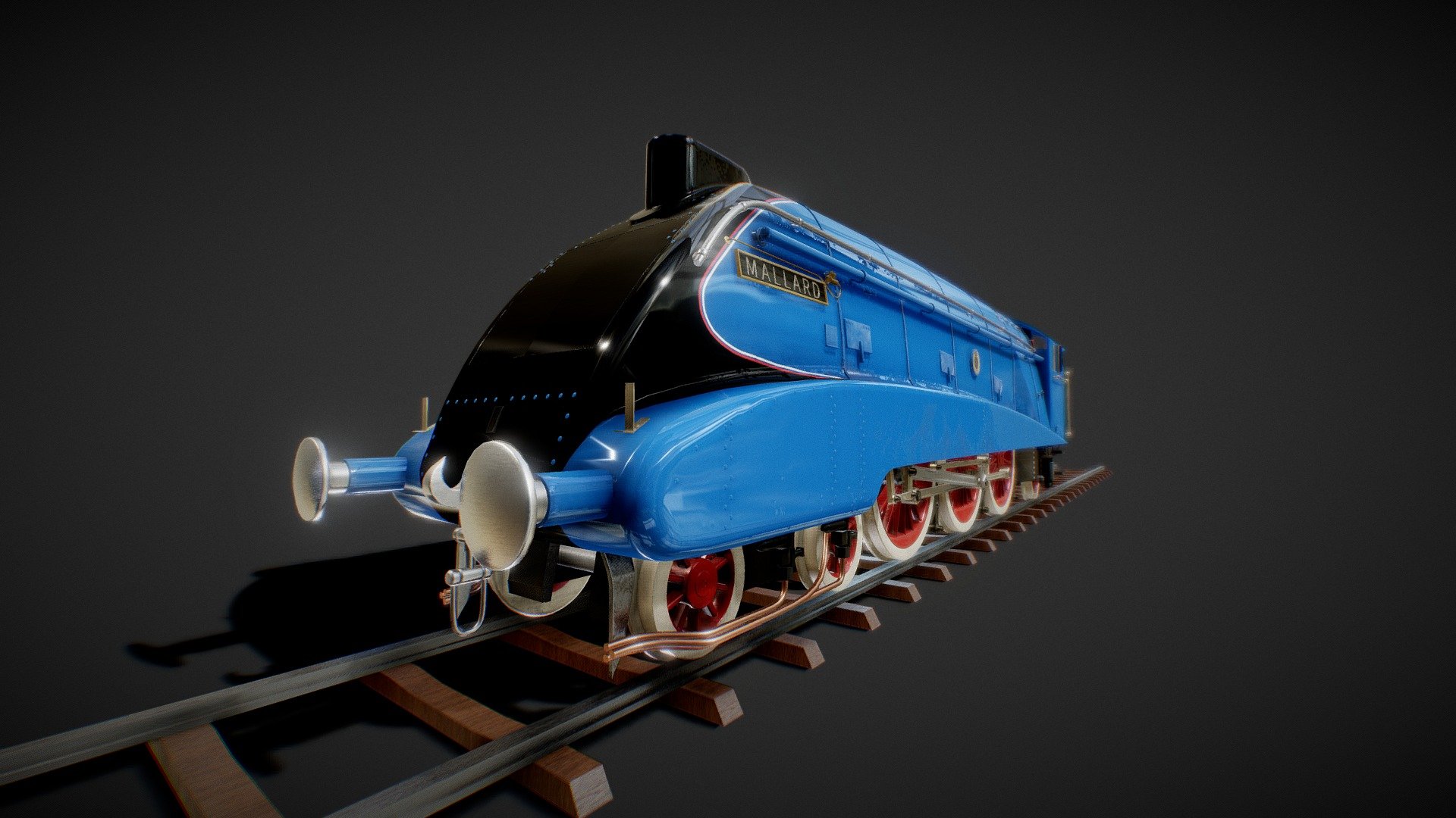 Mallard A4 3d model