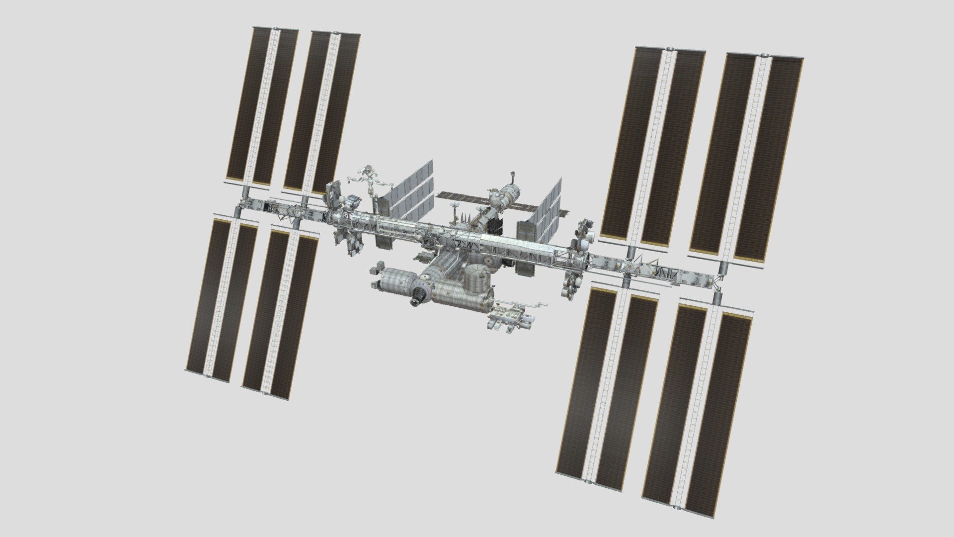 NASA_ISS_stationary 3d model