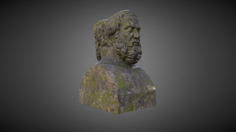 Thucydides-and-Herodotus Low Poly 3d model