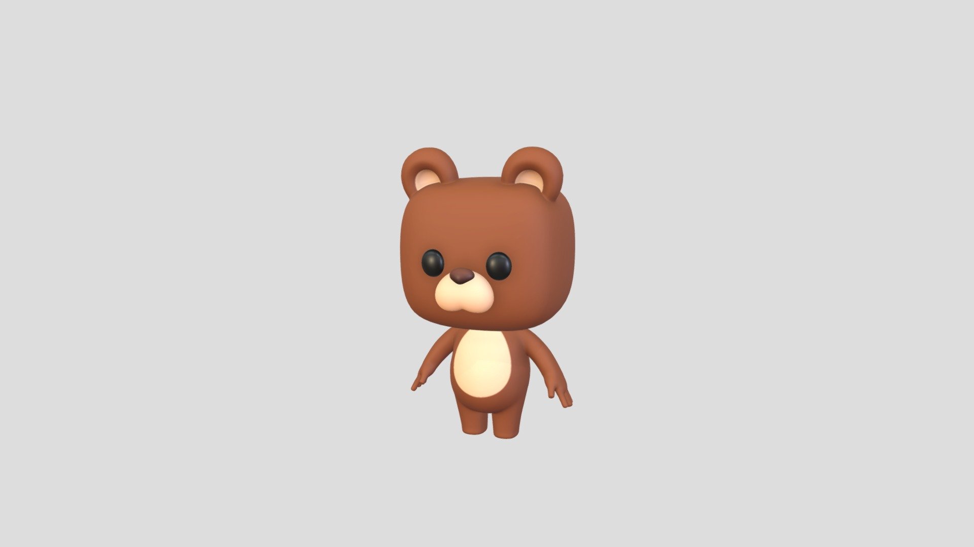 Cartoon Bear 3d model