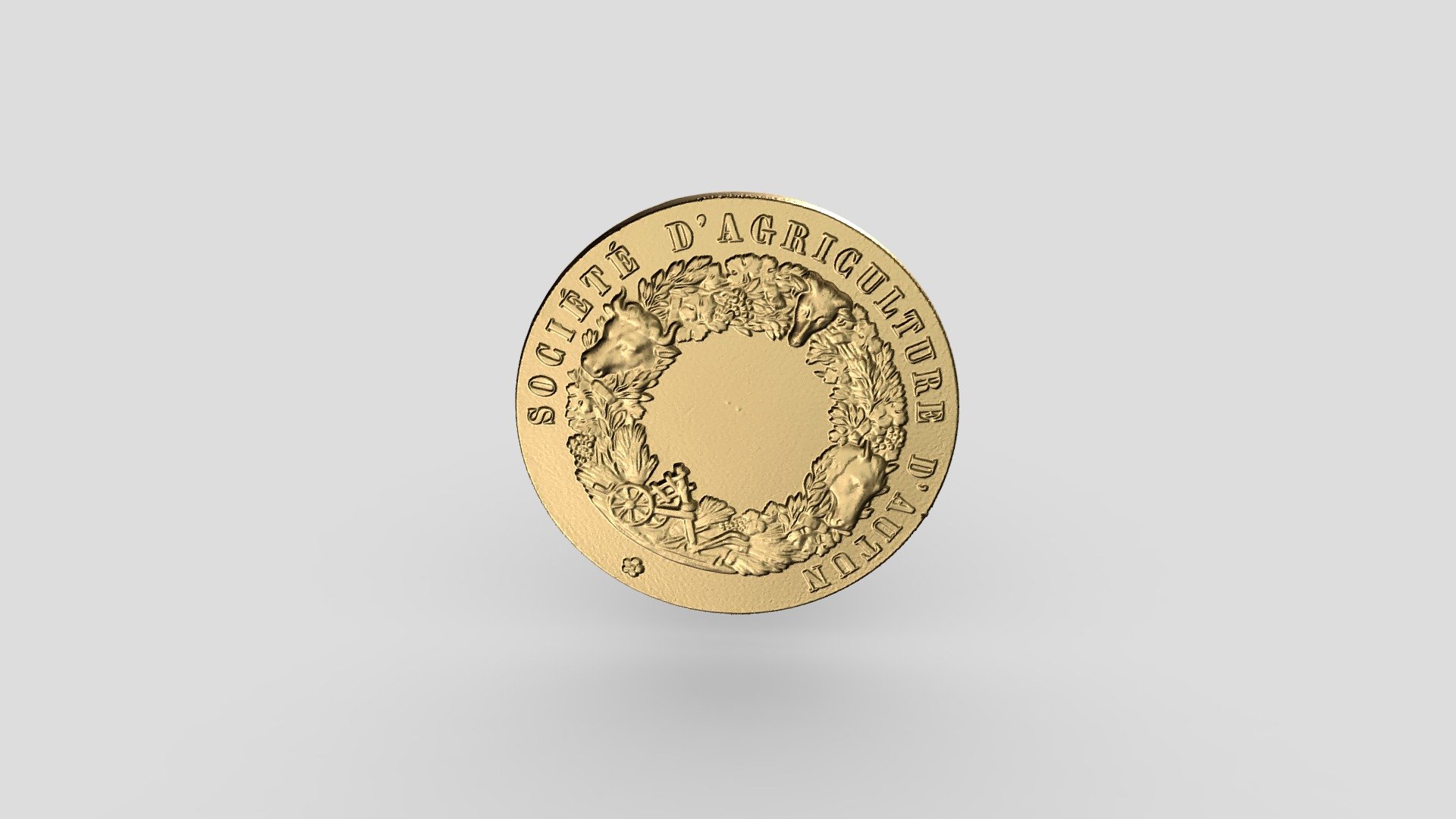 Coin 3d model