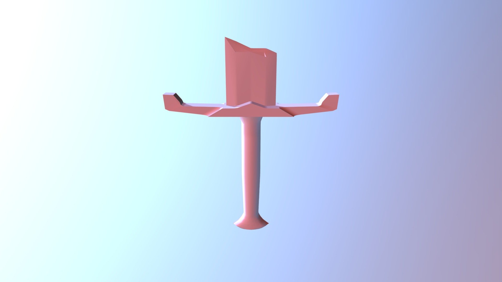 Sword Hilt (broken Weapon) 3d model