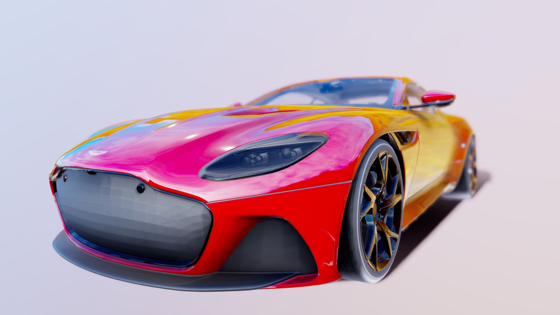 Aston Martin DBS Superleggera 2019 3d model