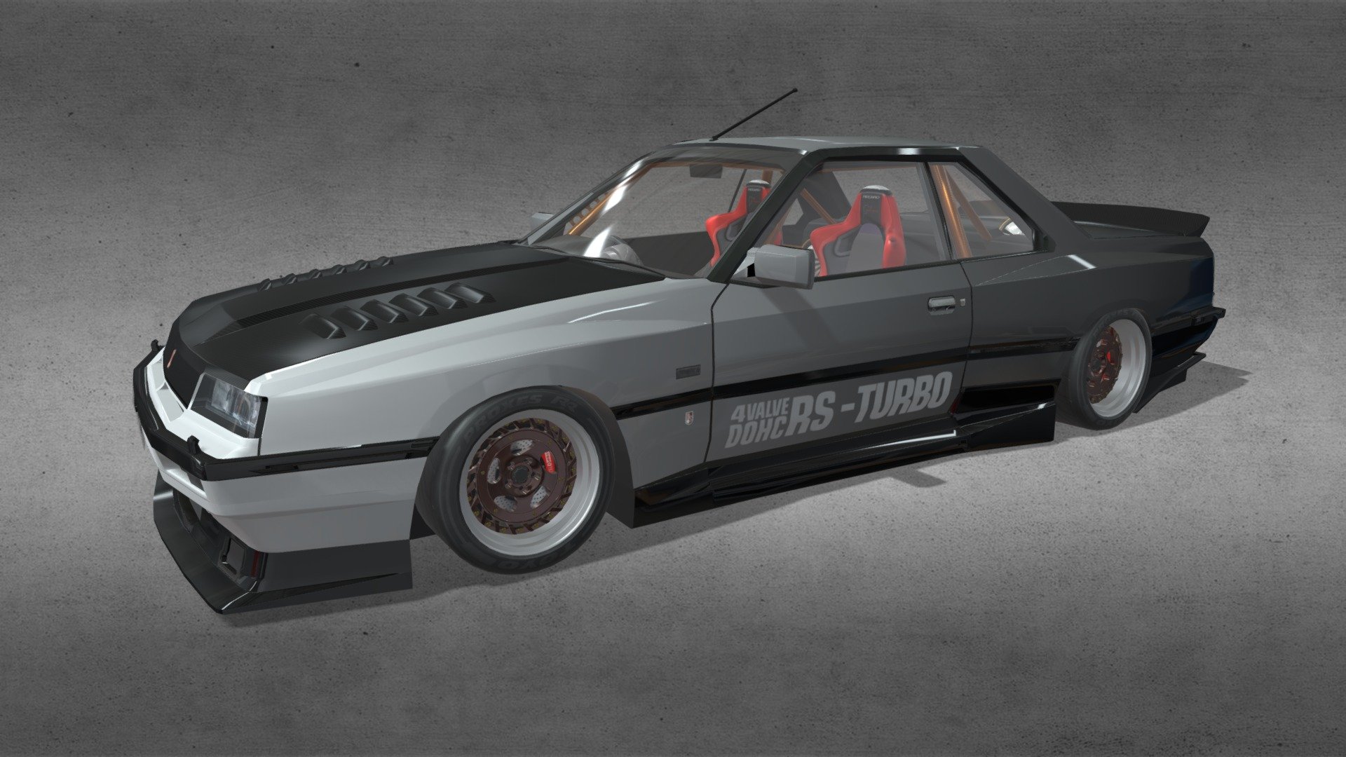 NISSAN SKYLINE R30 WIDE BODY 3d model