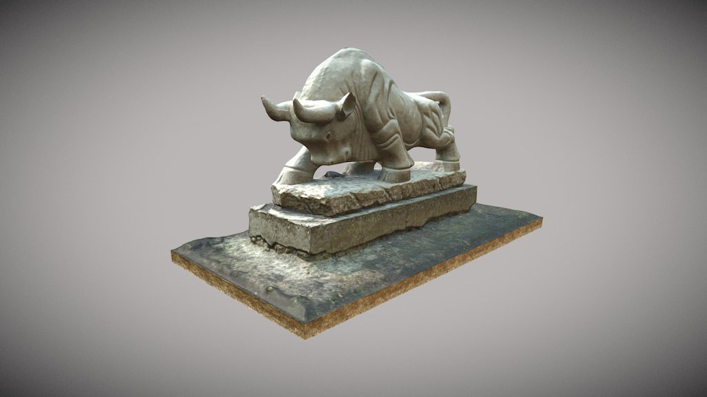 Statua Toro 3d model